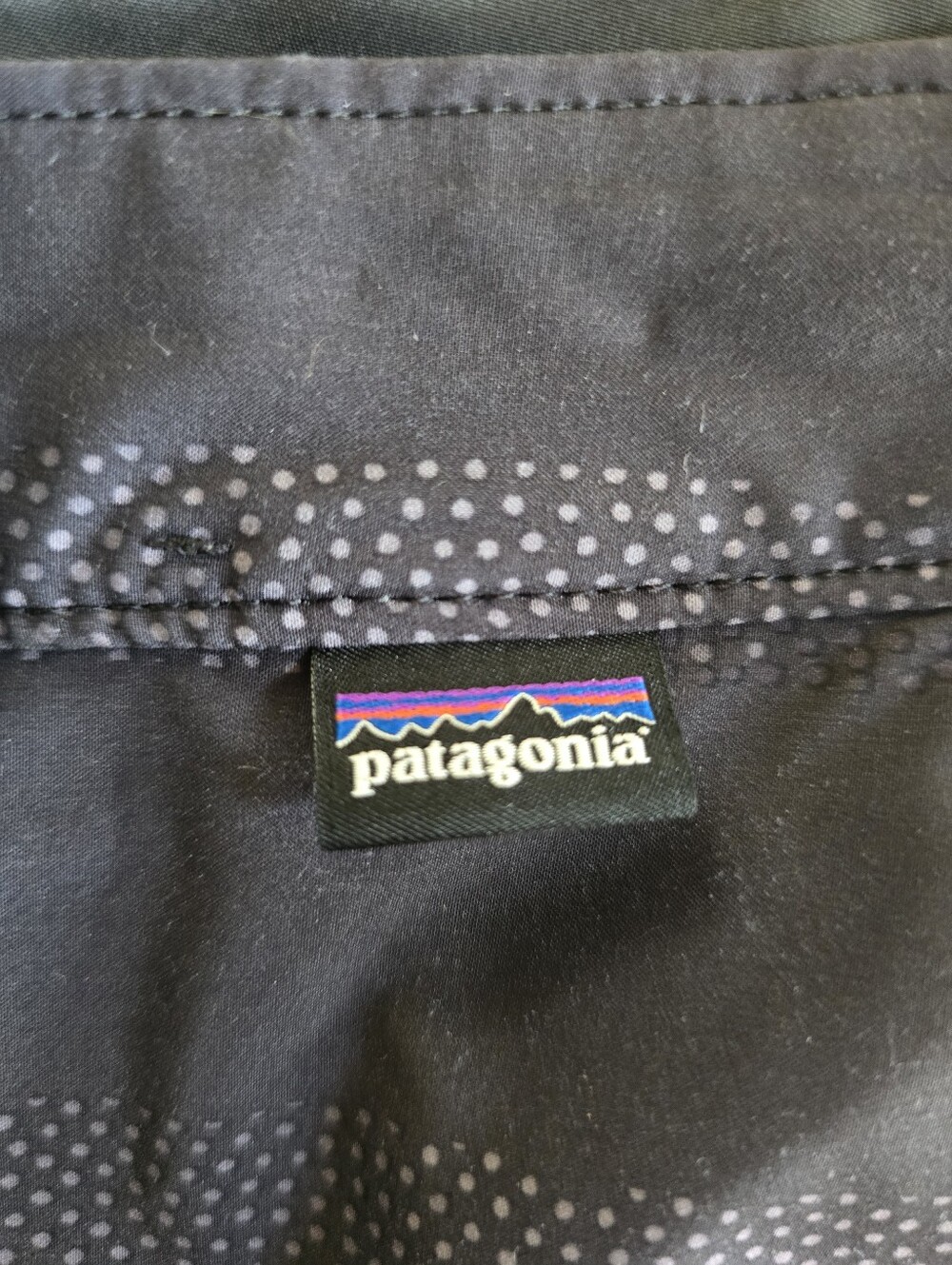 Patagonia Men's Hydropeak Hybred Board Shorts 34 Marine Fog Ink Black - Picture 8 of 9